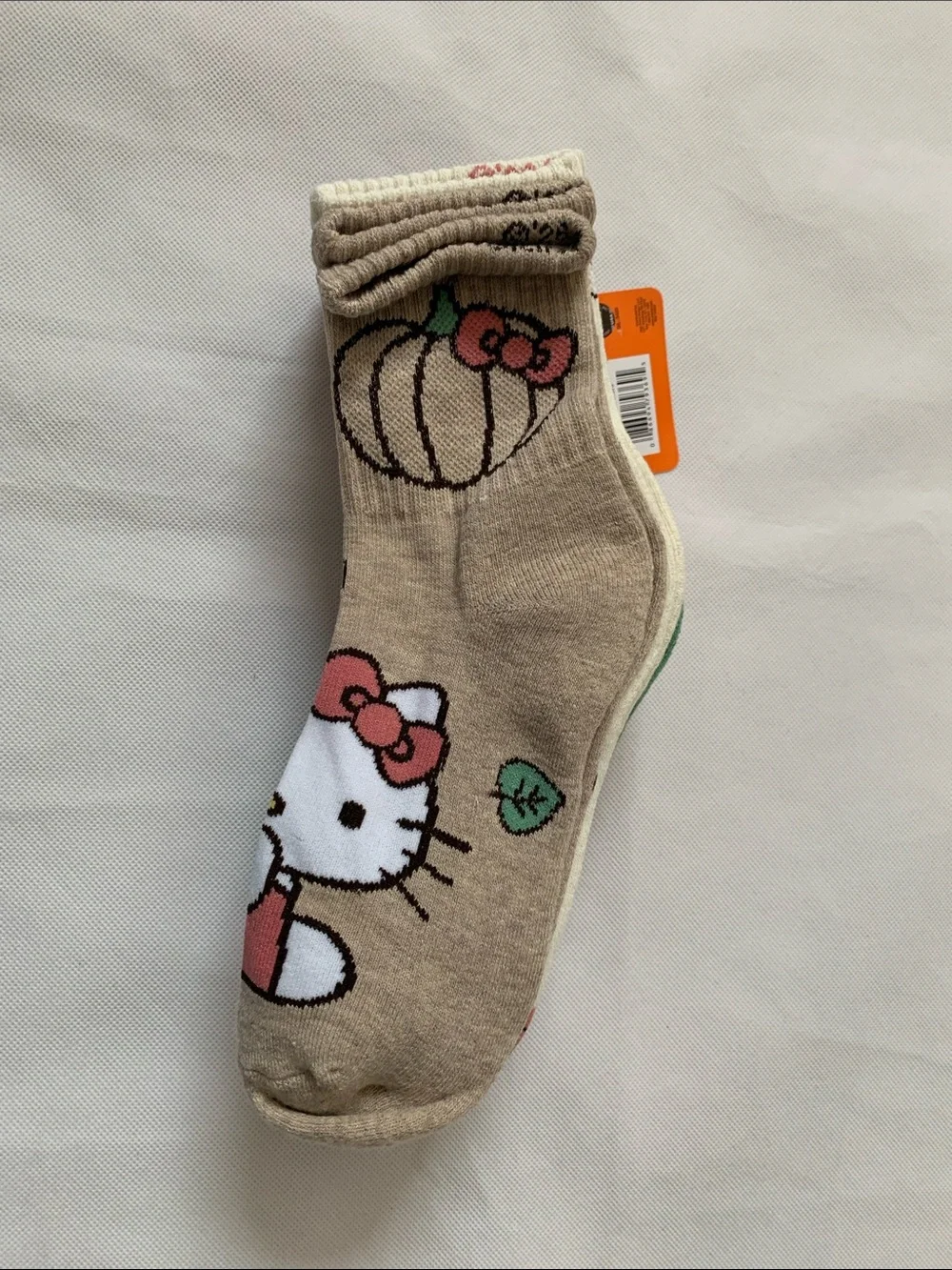 Sanrio Hello Kitty Pink Mid-crew Socks with Multicolor Pack of 5